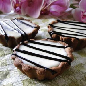 tartaletas de tres chocolates sin azúcar