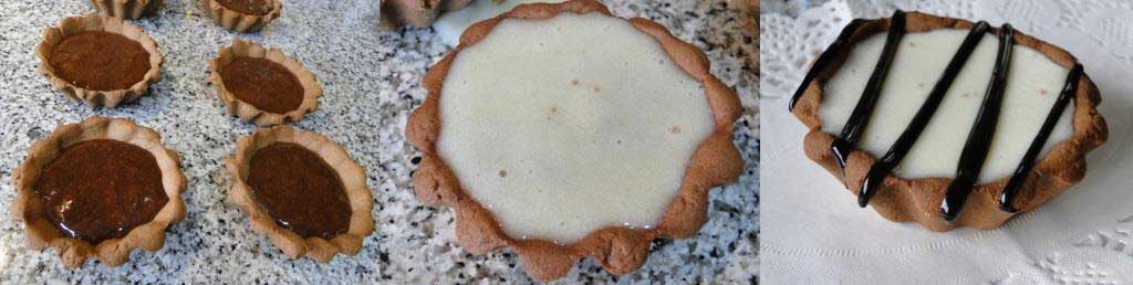 tartaletas de tres chocolates sin azúcar- 7