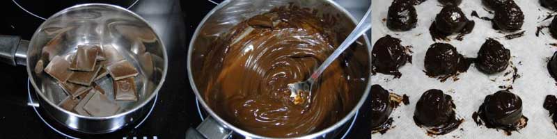 coquitos de chocolate sin azúcar- 2