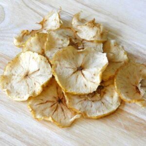 chips de manzana saludables sin azúcar