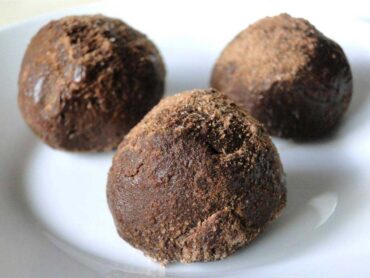 trufas de café sin azúcar - zoom