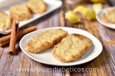 torrijas sin azucar al horno