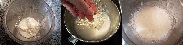 Postre de yogur y mango sin azucar - 2