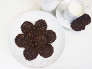 Galletas de avena y chocolate sin azucar