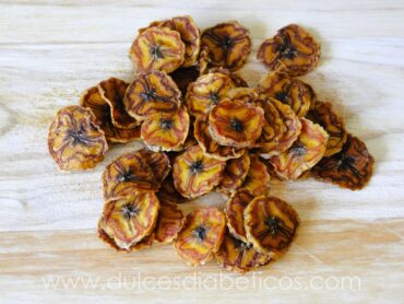 Chips de platano saludables
