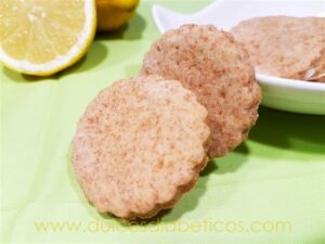 Galletas de limon integrales sin azucar