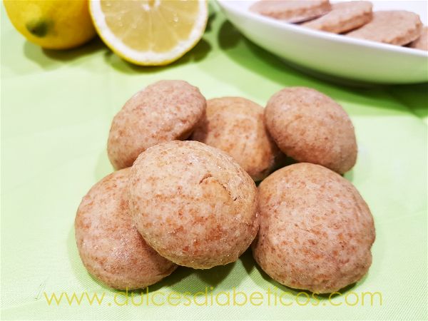 Galletas de limon sin azucar integrales