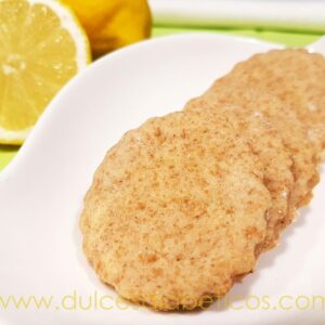 Galletas de limon sin azucar