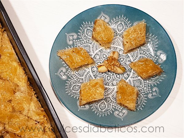 Receta de baklava sin azucar