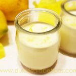 Postre de limon sin azucar en vasitos