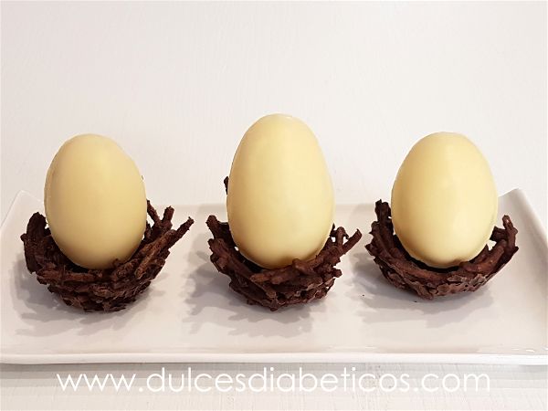 Nidos de chocolate y cereales sin azucar