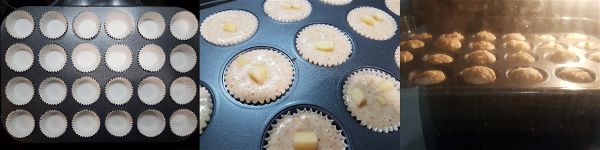 Mini muffins de manzana y canela sin azucar - 5