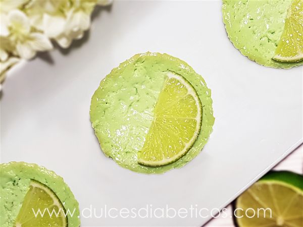 Pastelitos de lima sin azucar