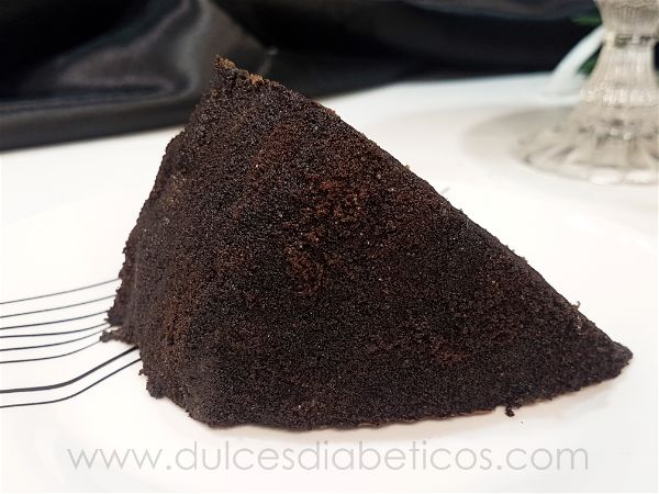 Textura aterciopelada de la superficie de la tarta