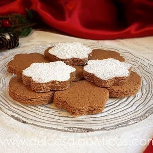 Polvorones de chocolate sin azucar