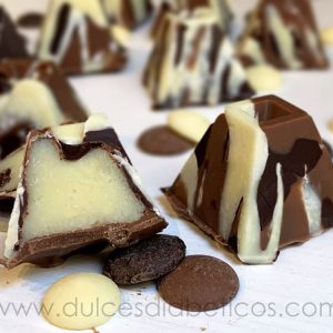 Bombones de tres chocolates sin azucar