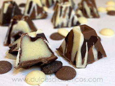 Bombones de tres chocolates sin azucar