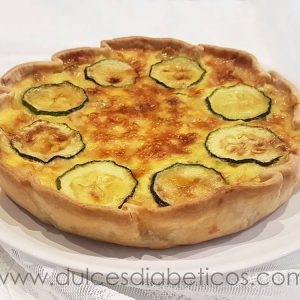 Quiche ligera de calabacin