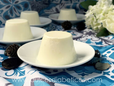 Flan de queso sin azucar