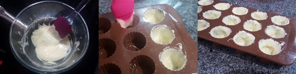 Bombones de chocolate blanco y lima sin azucar - 1