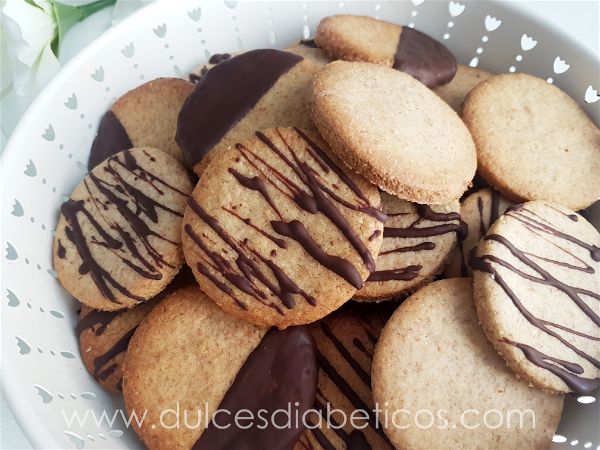 Galletas de espelta con chocolate