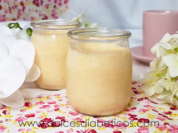 Mousse de albaricoques sin azucar