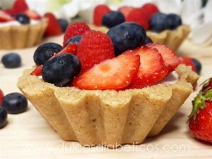 Tartaletas de frutas saludables