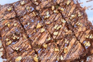 Brownie de turron y nutella