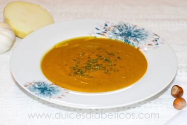 Crema de calabaza y jengibre en Mycook