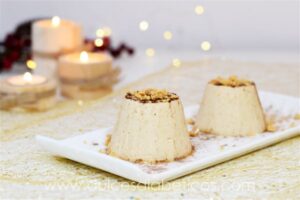 Panna cotta de turron