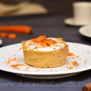 Pastelitos de zanahoria al microondas