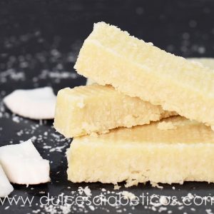 Receta de turrón de coco sin azúcar