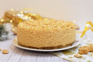 Tarta de turron mousse