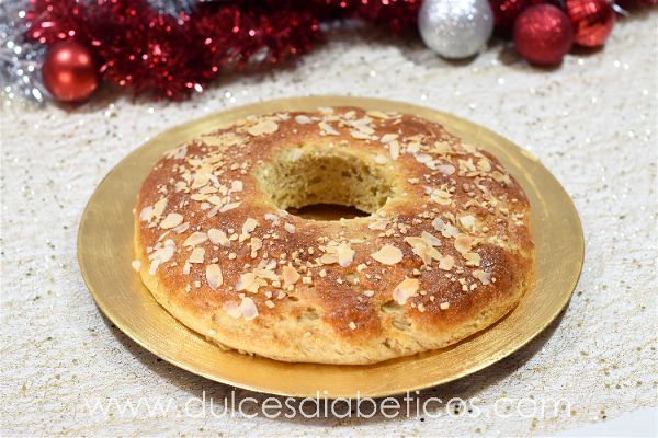 Roscon de reyes integral con avena