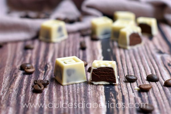 Bombon de chocolate blanco