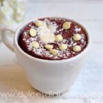 Red Velvet Mug Cake Sin Azúcar (Al Microondas)