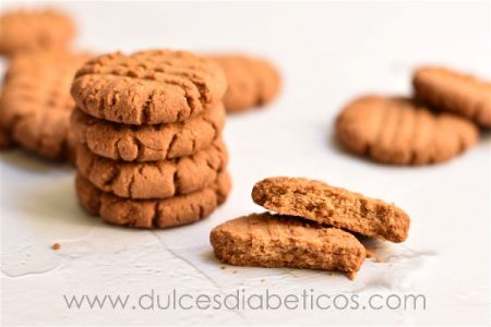 Galletas de crema de cacahuete saludables