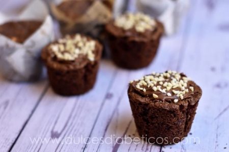 Muffins de chocolate y zanahoria