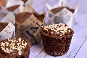 Muffins de zanahoria y chocolate sin azucar