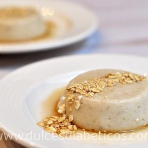Flan de avena sin azucar