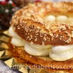 Roscon de reyes keto y sin azucar