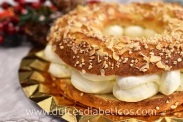 Roscon de reyes keto y sin azucar