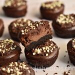 Mini cheesecakes de chocolate sin azucar