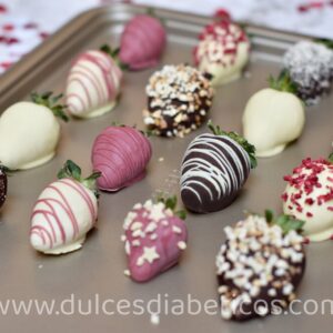 como hacer fresas con chocolate