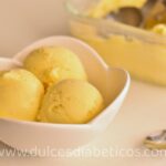 helado de mango y yogur sin azucar