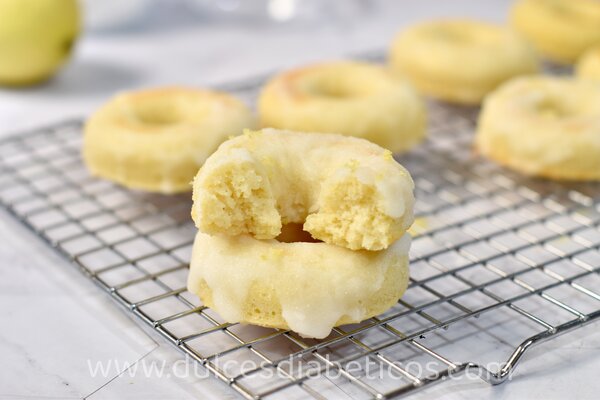 donuts de limon tiernos y esponjosos
