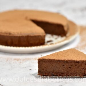 pastel de chocolate con dos ingredientes