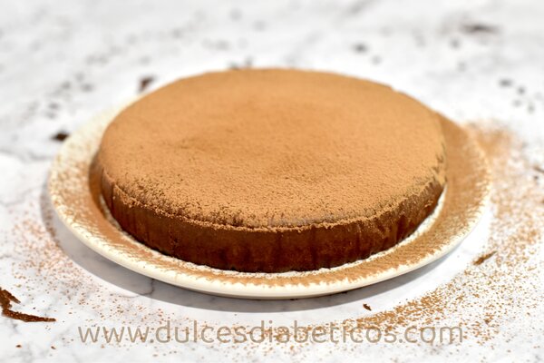 pastel de chocolate sin azucar 
