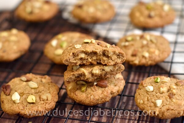 Galletas de frutos secos crujientes