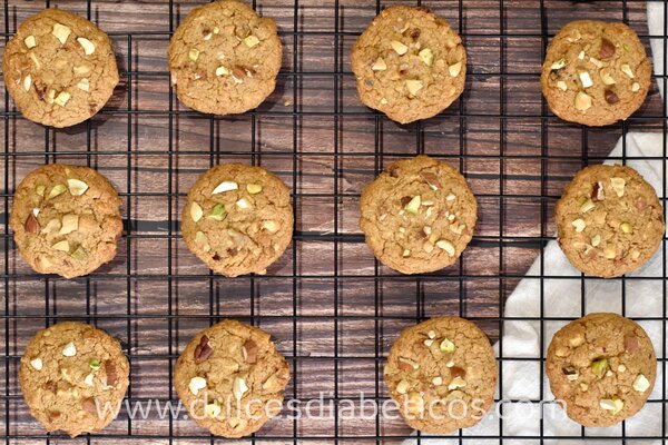 Galletas de frutos secos saludables